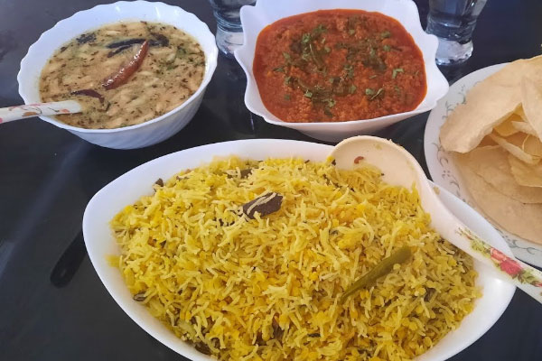  Khichdi With Khata Keema Fruit Salad