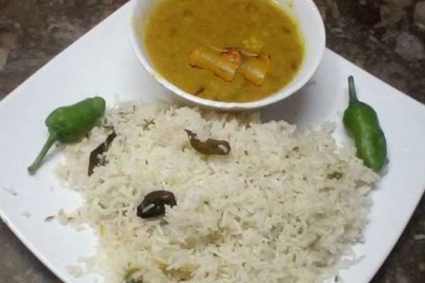 Katti Dal Benis Ki Phali And Rice And Till Ka Khata