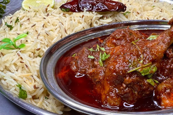 Katti Dal Dum Ka Khema And Zeera Rice